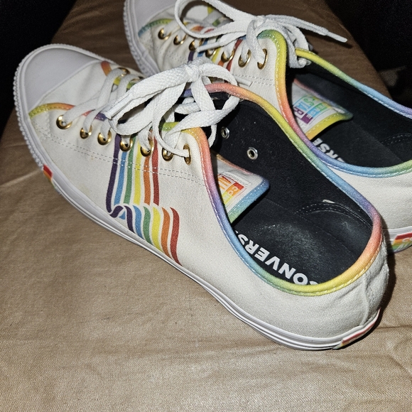 Converse Chuck Taylor All Star Pride Rainbow Shoes Size 11.5 men 13.5 women - Picture 9 of 9